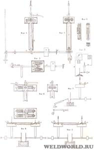 Чертежи к привилегии, выданной Н.Г. Славянову в 1891 г.